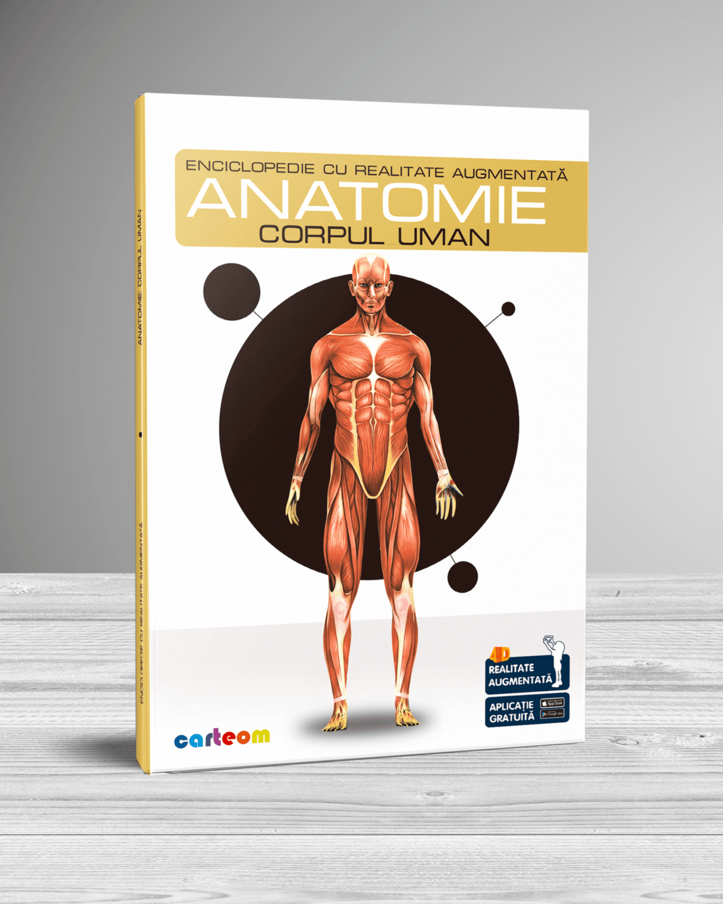 Corpul Uman - Enciclopedie Anatomie cu Realitate Augmentată, Carteom