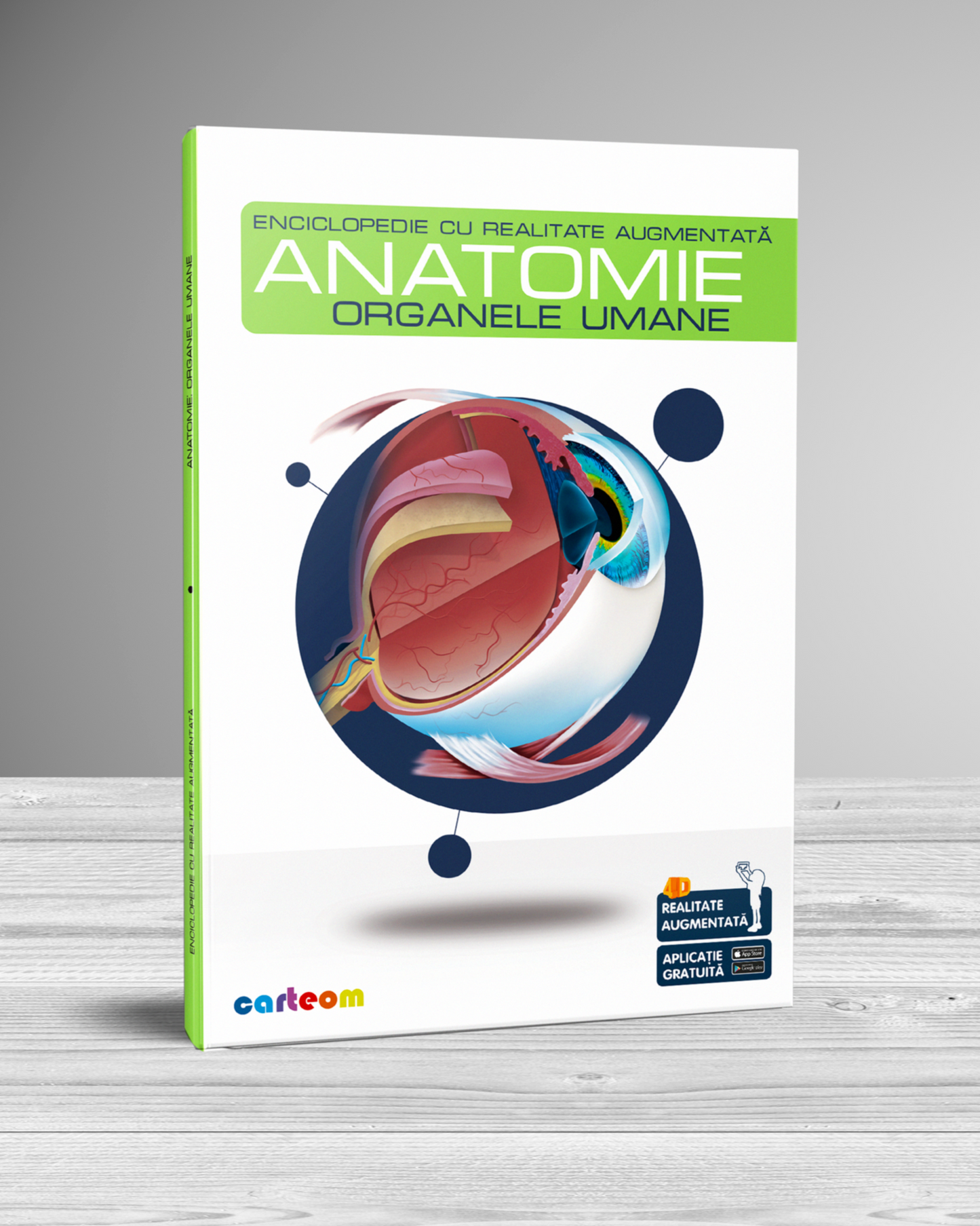 Corpul Uman - Enciclopedie Anatomie cu Realitate Augmentată, Carteom