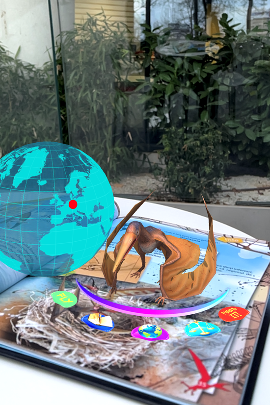 Dinozaurii - Enciclopedie cu Realitate Augmentată, 4D - Carteom