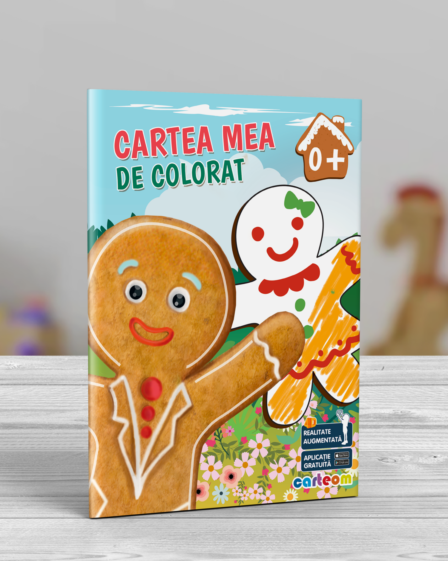 Cartea Mea de colorat, cu Realitate Augmentată, 4D. Carteom