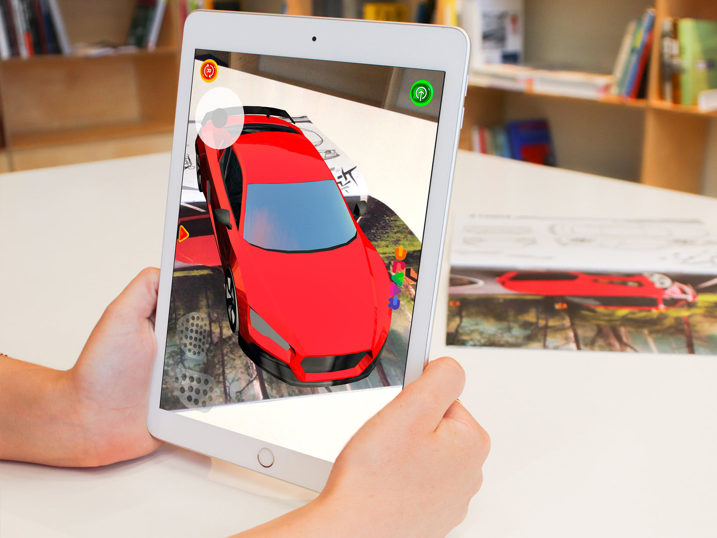 Mașini - Carte de colorat cu Realitate Augmentată, 4D